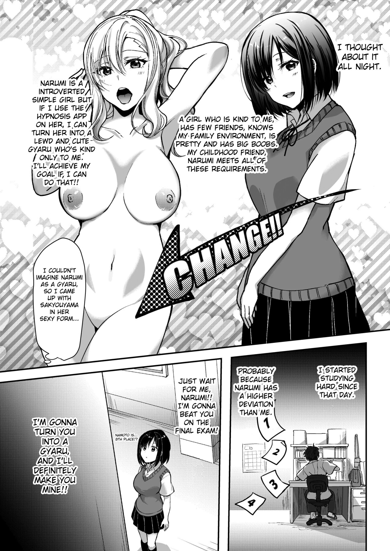 Hentai Manga Comic-MistakeR ~ A plan to use a hypnosis app to transform a plain, busty childhood friend into the perfect sexy gal and make her my girlfriend ~-Read-5